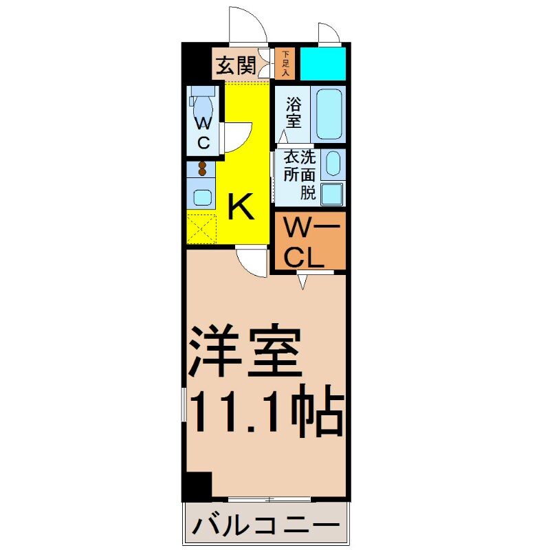 ウィル則武の物件間取画像