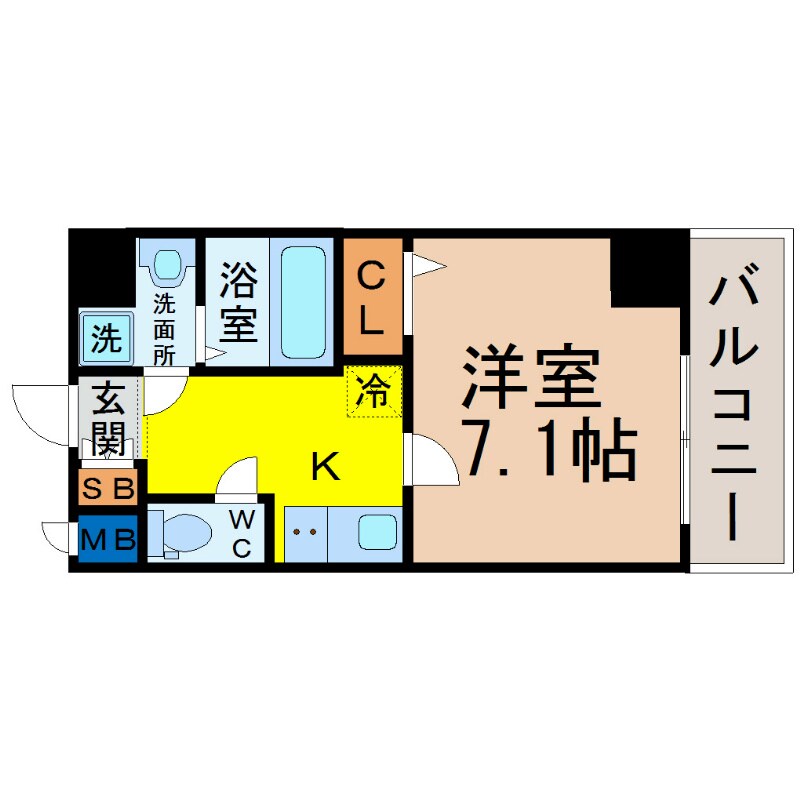 Ｚ・Ｒ名駅の物件間取画像