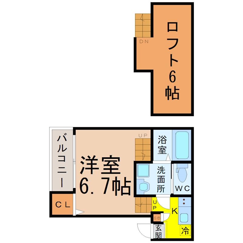 ディアマンテの物件間取画像