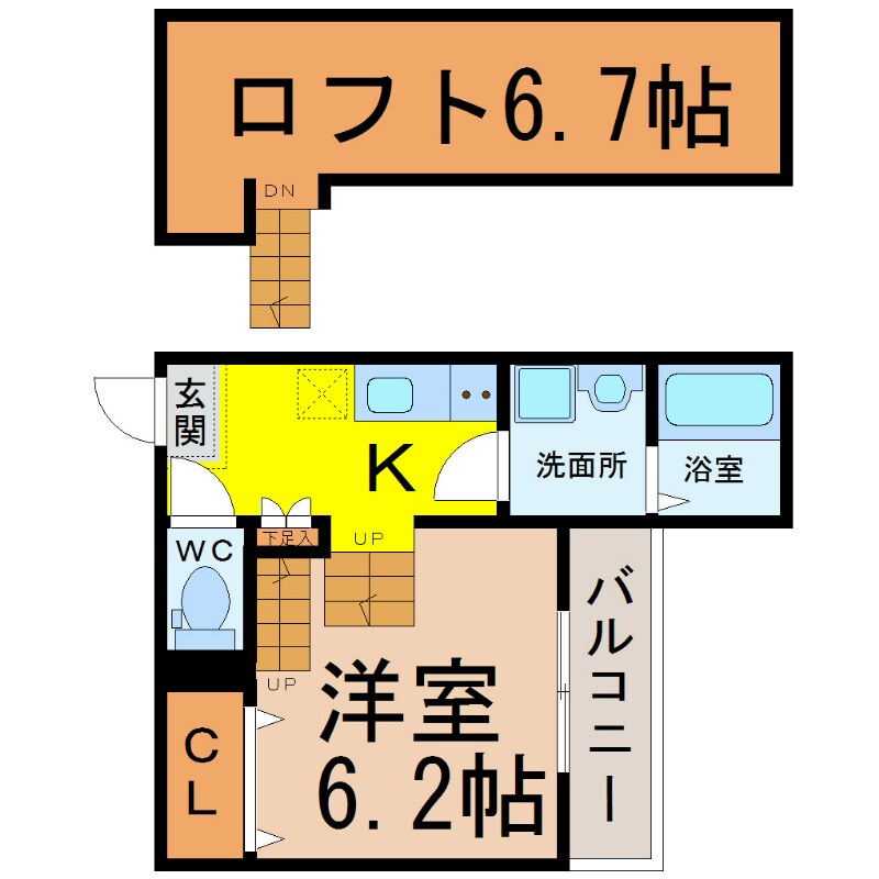 Ｖｉｌｌｅｔｔａ吹上の物件間取画像