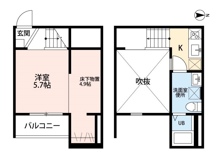 物件間取画像