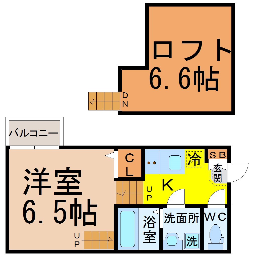 物件間取画像