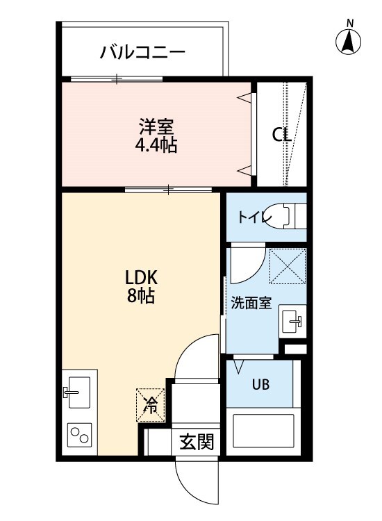 アーバンリゾート京田町の物件間取画像