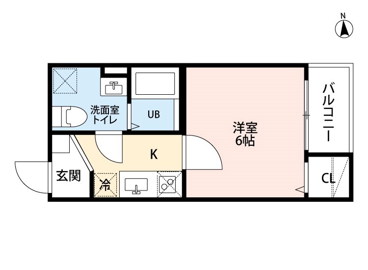 グレイスコート柳島の物件間取画像