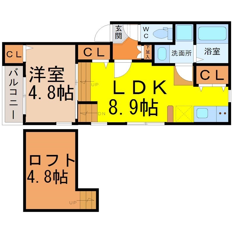 ラメールＩの物件間取画像