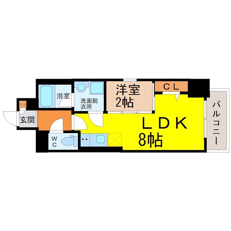 ポルタニグラ大須の物件間取画像