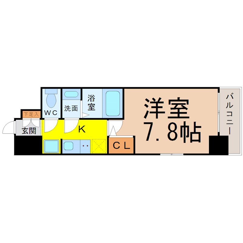 ＳーＲＥＳＩＤＥＮＣＥ志賀本通の物件間取画像