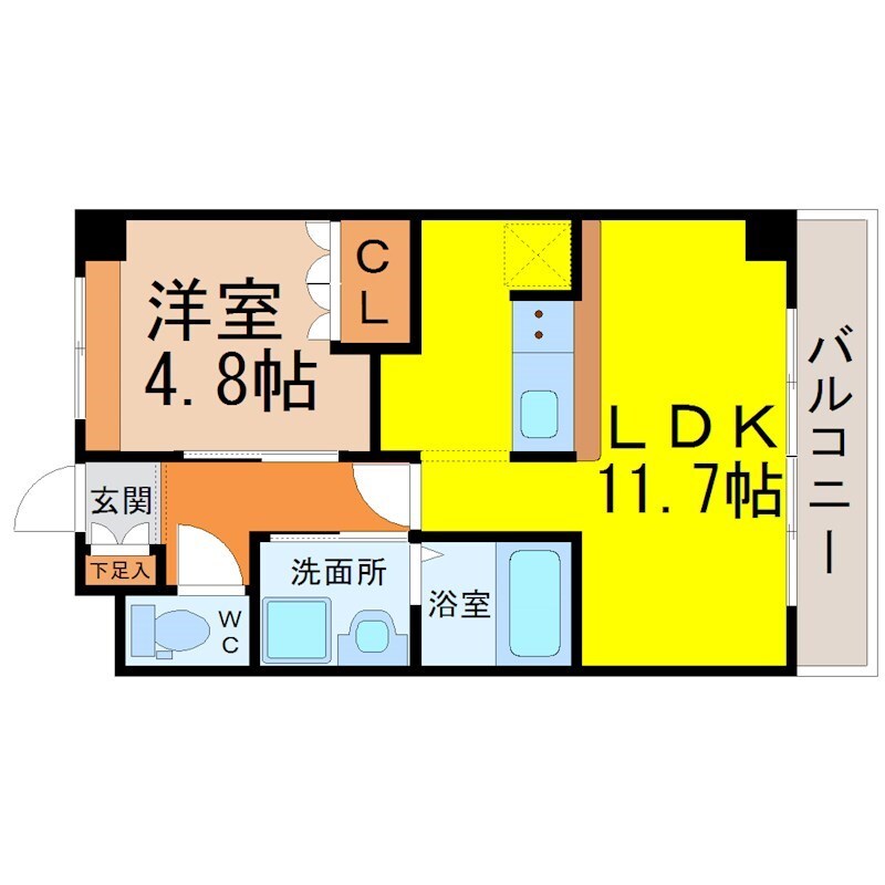 物件間取画像