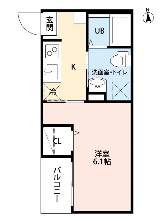 ＲＥＶＥ今池の物件間取画像