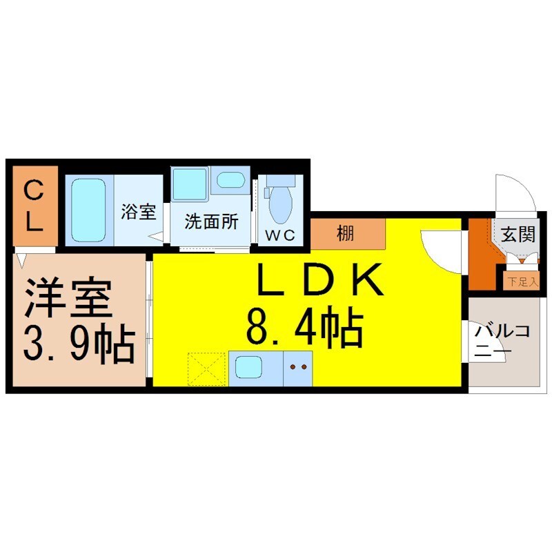 サニーガーデン黄金の物件間取画像