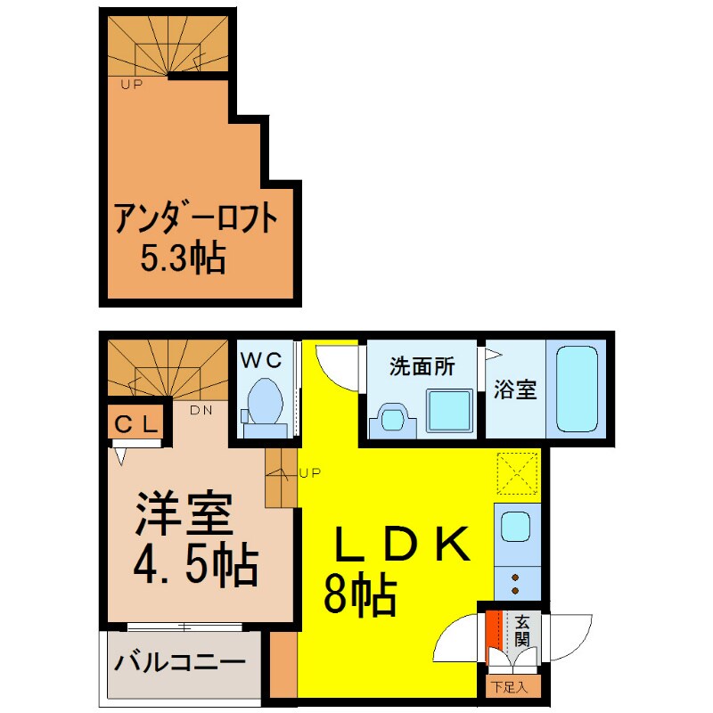 プロスペクト大宮の物件間取画像