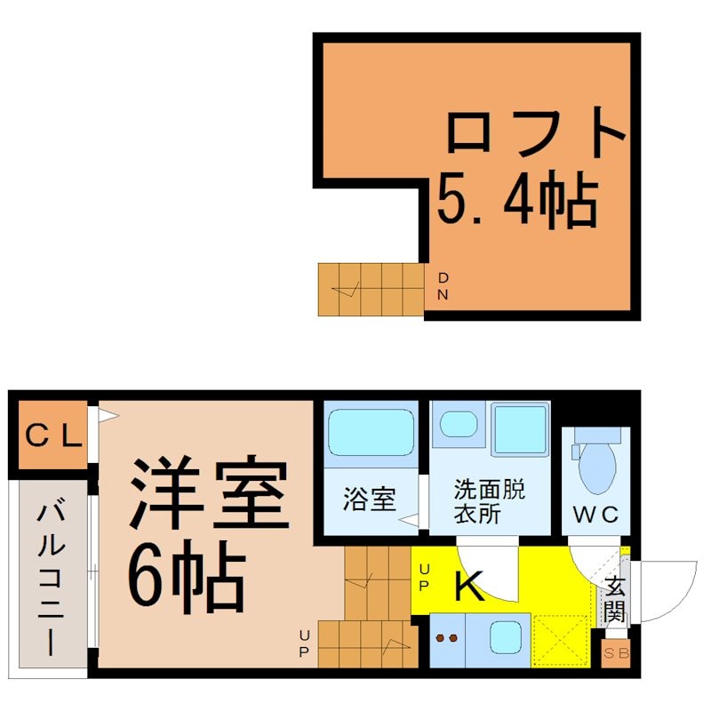 コンフォートうたたねの物件間取画像