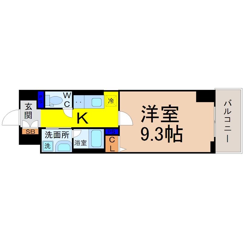 パルファン ドゥ ジョアの物件間取画像