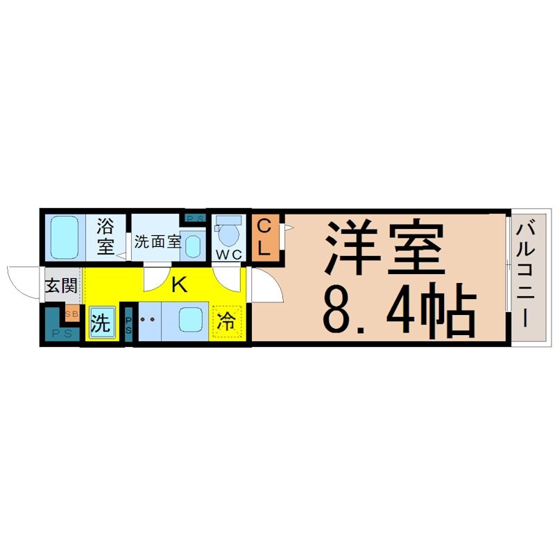 山王駅 徒歩5分 1階の物件間取画像