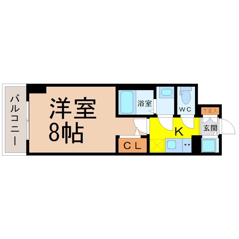 エスリード上前津セレーノの物件間取画像