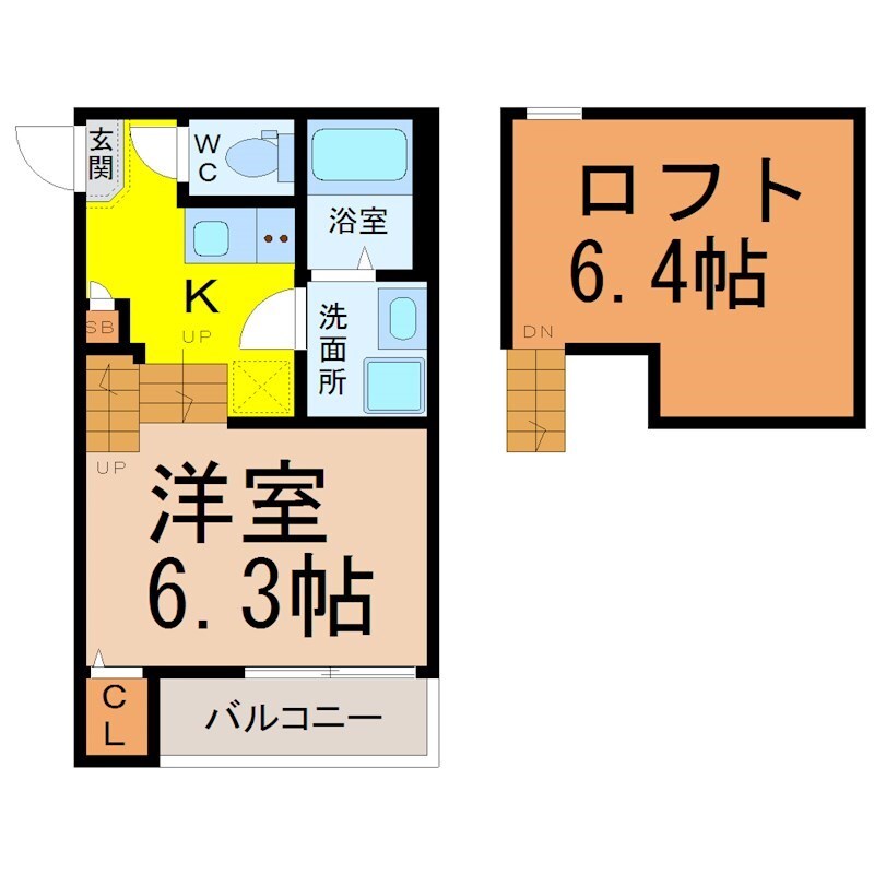 Ｒｉｖｅｒａ庄内緑地の物件間取画像