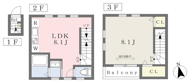 アイコート中馬込の物件間取画像