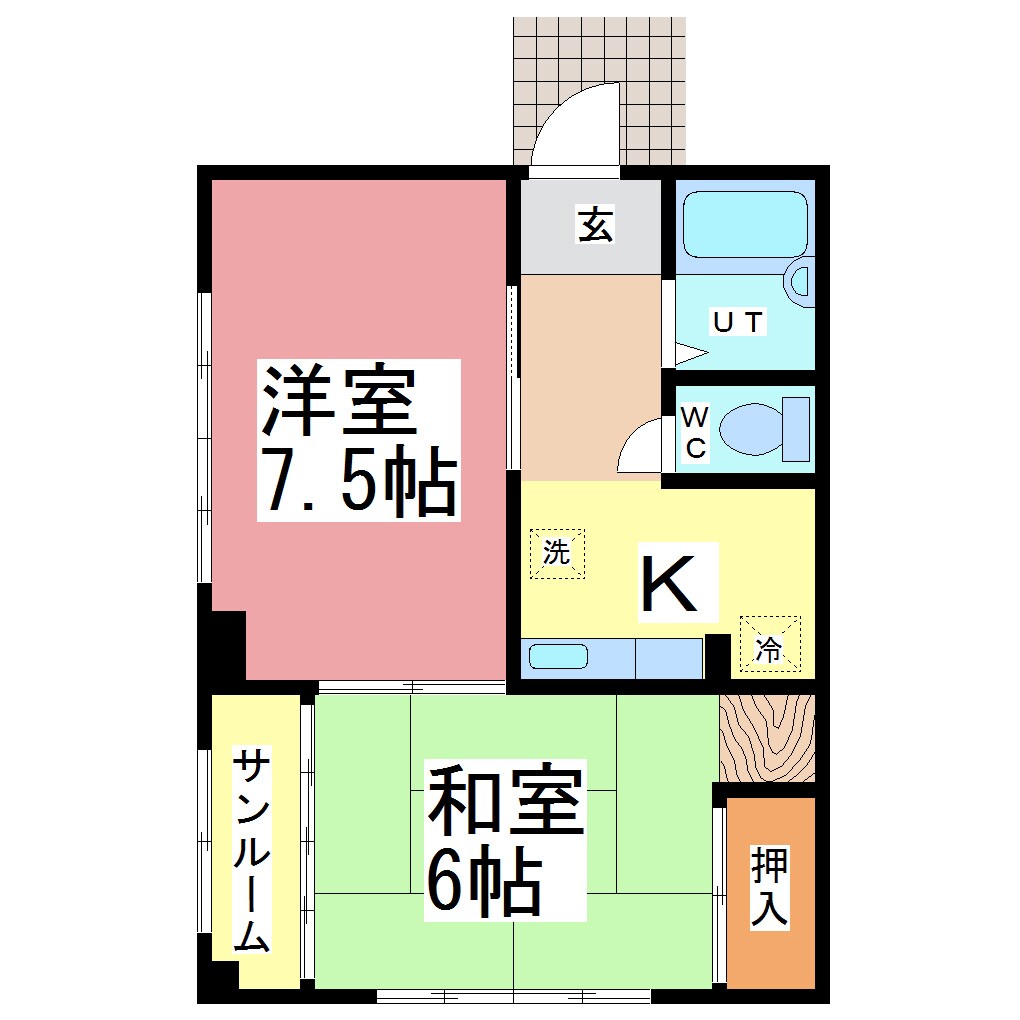 物件間取画像