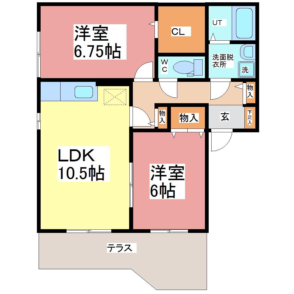 サラエYS　B棟の物件間取画像