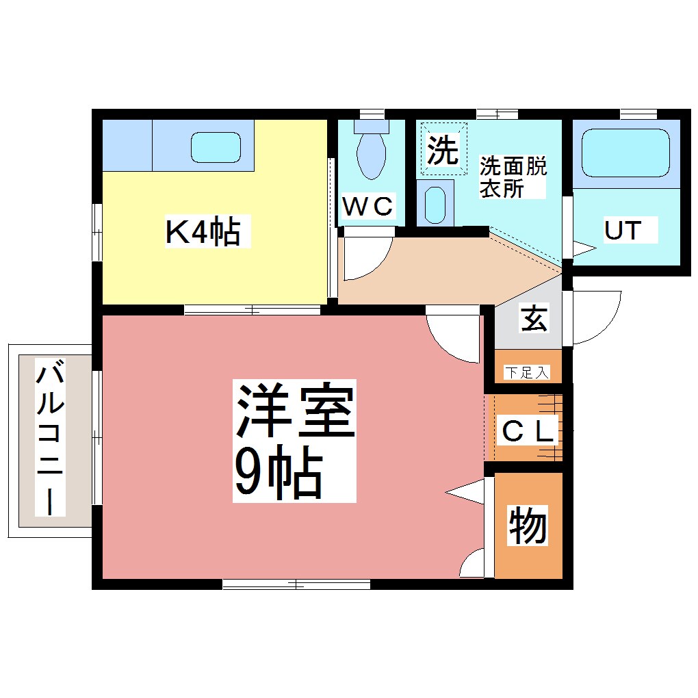 フォーブル米松の物件間取画像