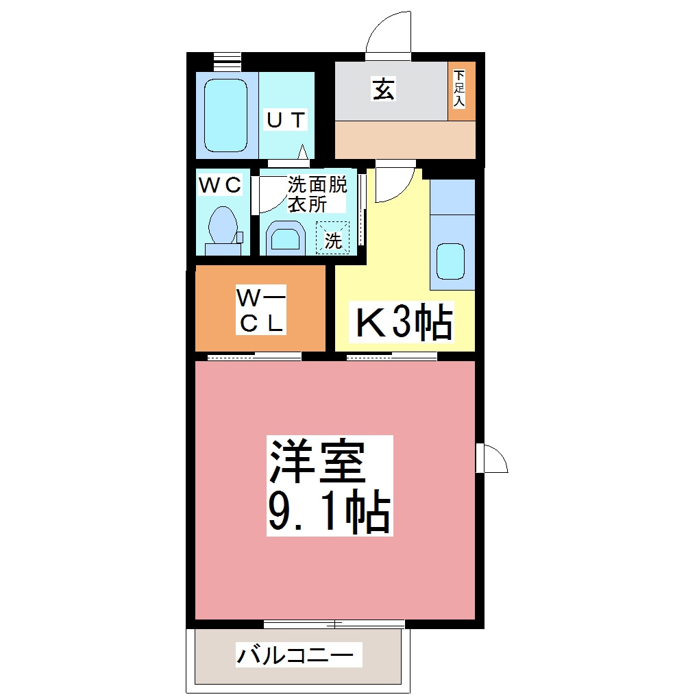 エスポワールＳの物件間取画像