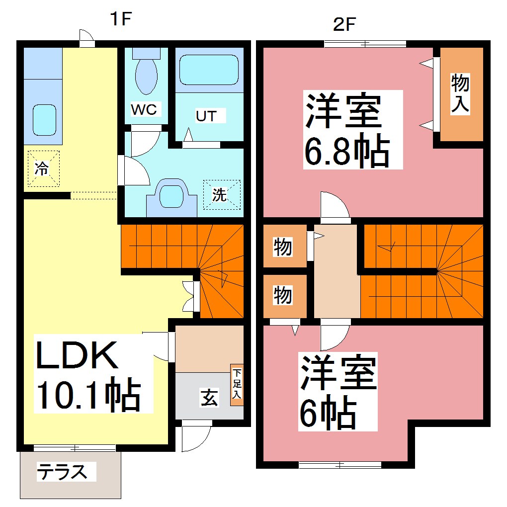 ファイネスカミコダの物件間取画像