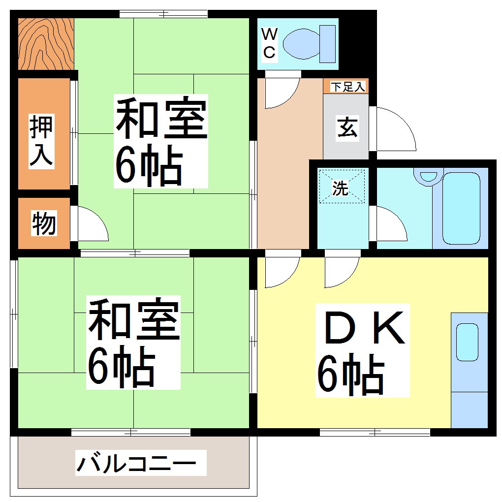 物件間取画像