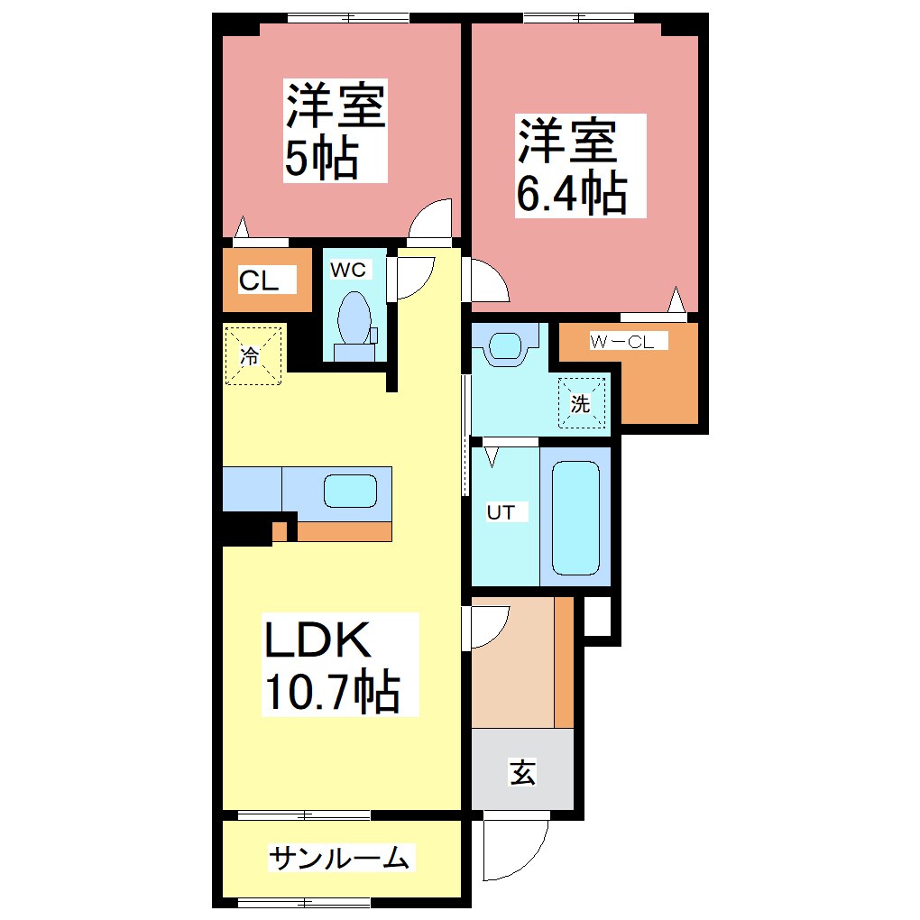 エンブレイス　アイの物件間取画像