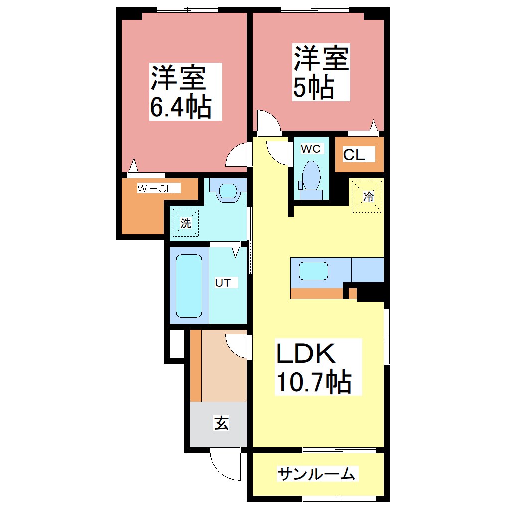 エンブレイス　アイの物件間取画像