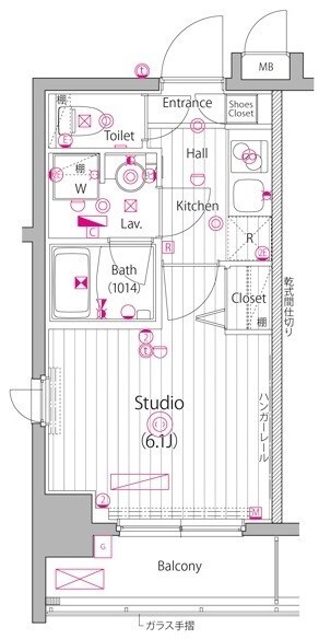 池袋駅 徒歩10分 6階の物件間取画像