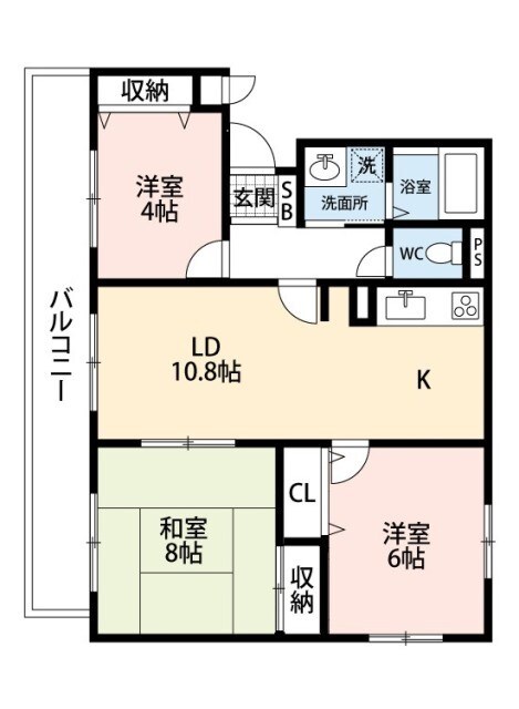 グランコート草加の物件間取画像