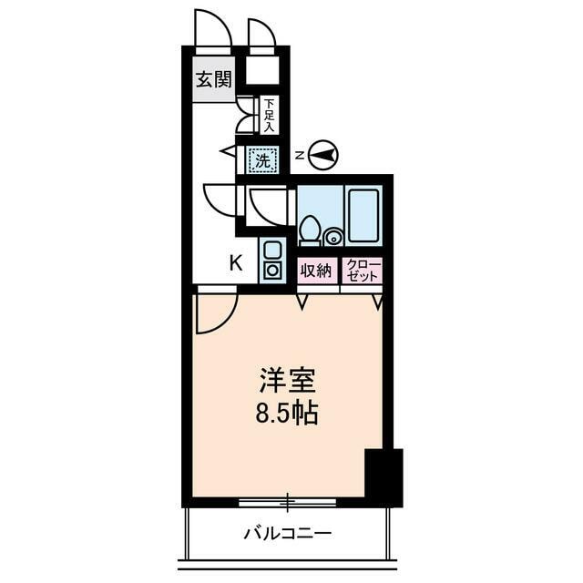 北千住駅 徒歩9分 3階の物件間取画像