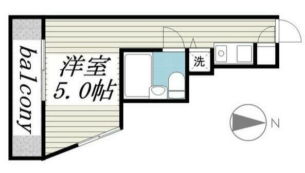 ときわ台駅 徒歩6分 5階の物件間取画像