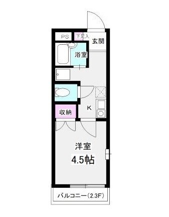 舎人公園駅 徒歩8分 3階の物件間取画像