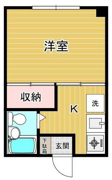 江北駅 徒歩8分 3階の物件間取画像