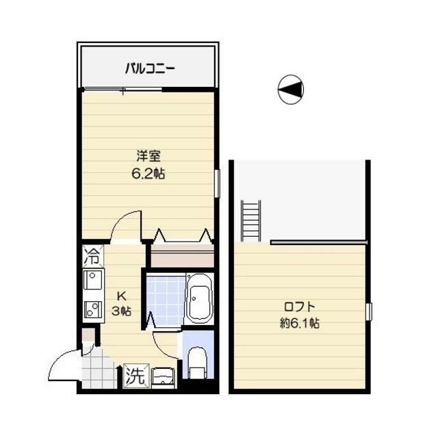 梅島駅 徒歩7分 3階の物件間取画像