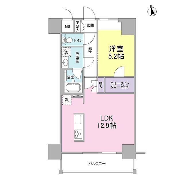 蓮根駅 徒歩2分 7階の物件間取画像