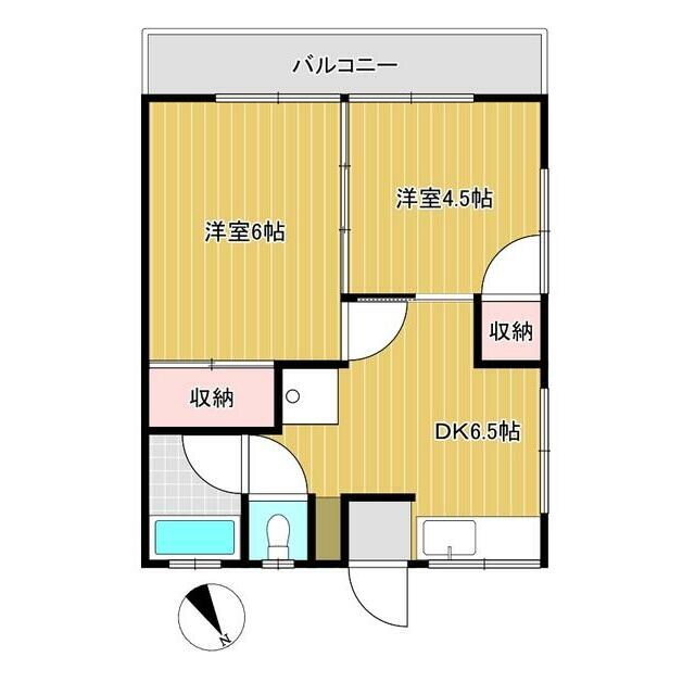 第一豊荘の物件間取画像