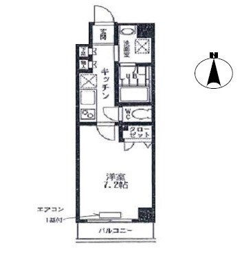 日暮里駅 徒歩8分 2階の物件間取画像