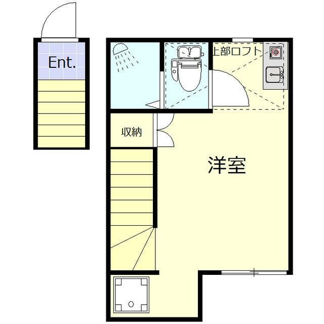 板橋区役所前駅 徒歩8分 2階の物件間取画像