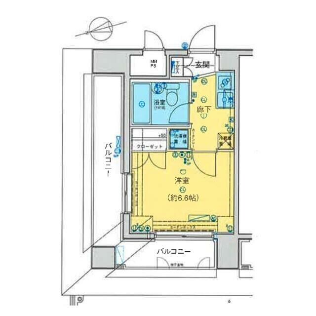 メインステージ池袋の物件間取画像