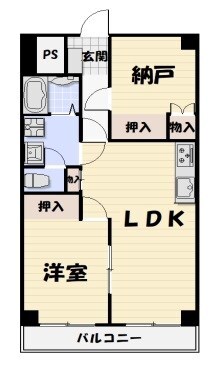 六町駅 徒歩24分 2階の物件間取画像