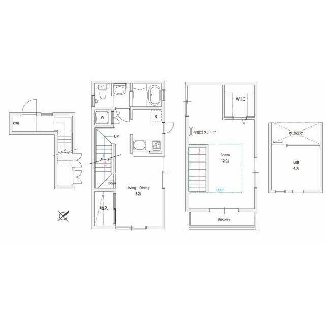 板橋駅 徒歩8分 2階の物件間取画像