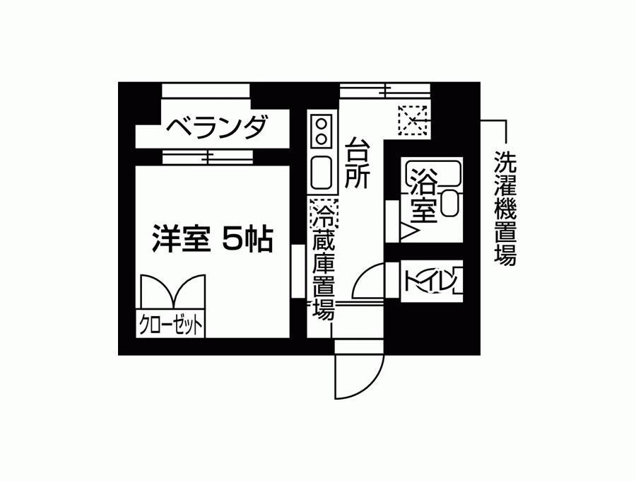 新宿駅 徒歩14分 7階の物件間取画像