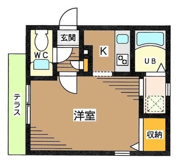 南千住駅 徒歩10分 1階の物件間取画像