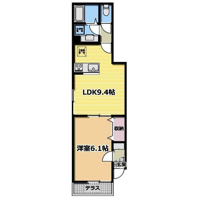 南砂町駅 徒歩10分 1階の物件間取画像