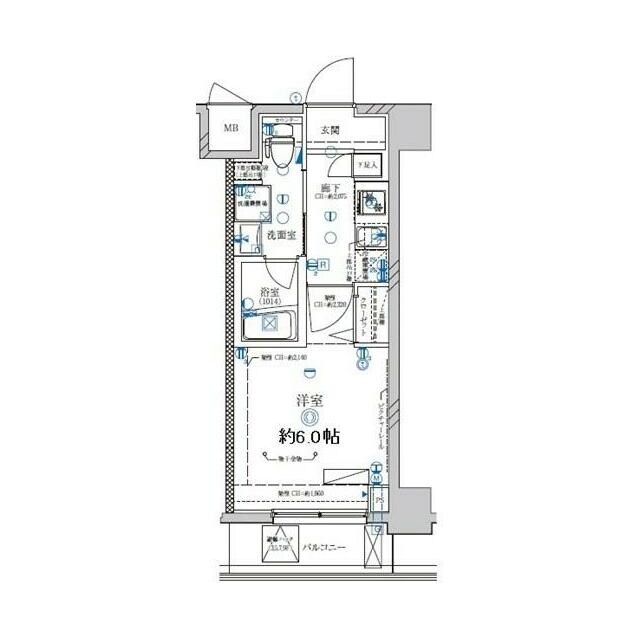 西川口駅 徒歩4分 9階の物件間取画像