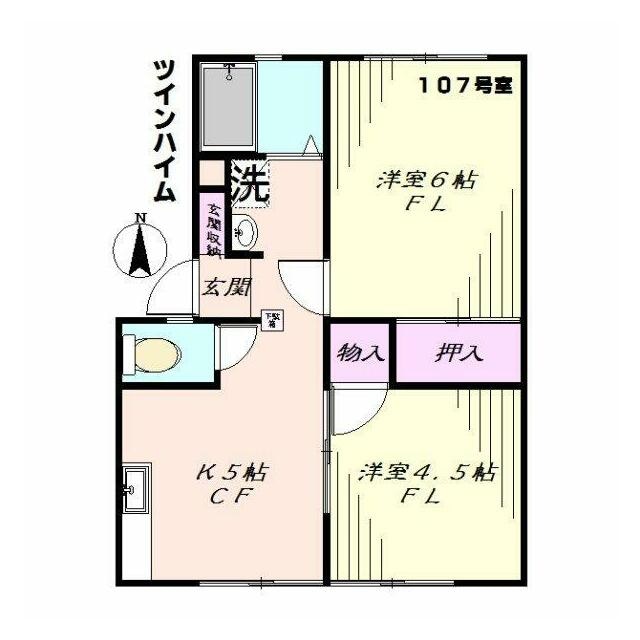 堀切菖蒲園駅 徒歩12分 1階の物件間取画像