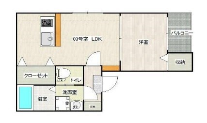 アルカーサ竹ノ塚の物件間取画像