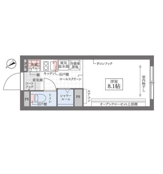 大森駅 徒歩8分 2階の物件間取画像